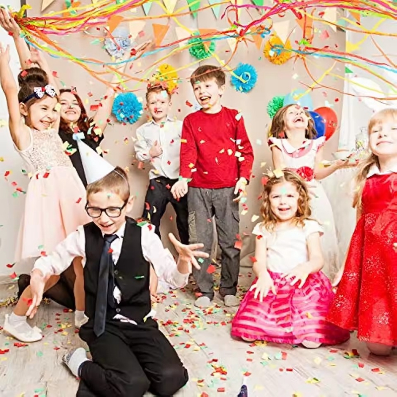 5-20pc Colorful Hand Throw Str - Confetti Cannon Tube avaliação e preço